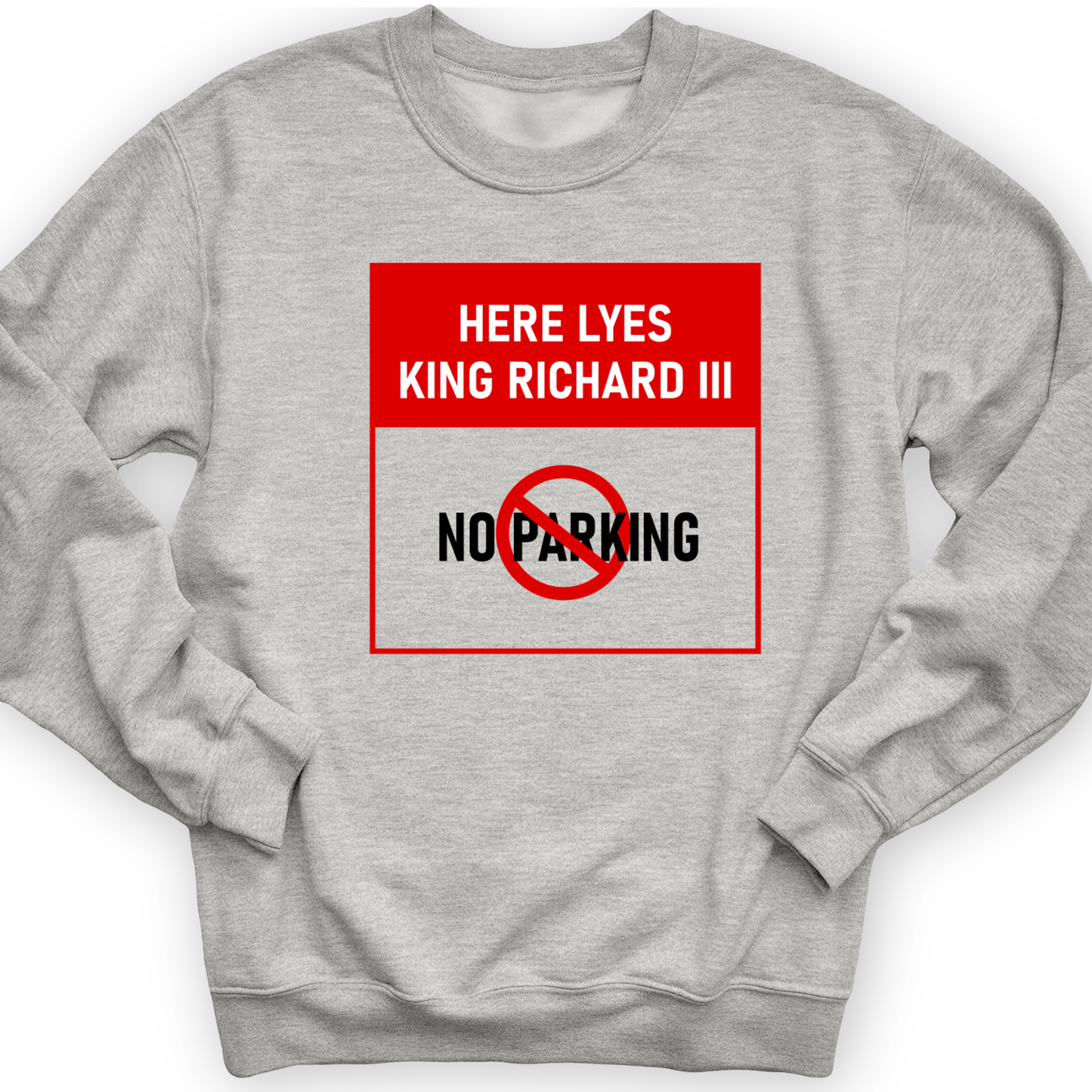 King Richard III Crewneck Sport Grey / S