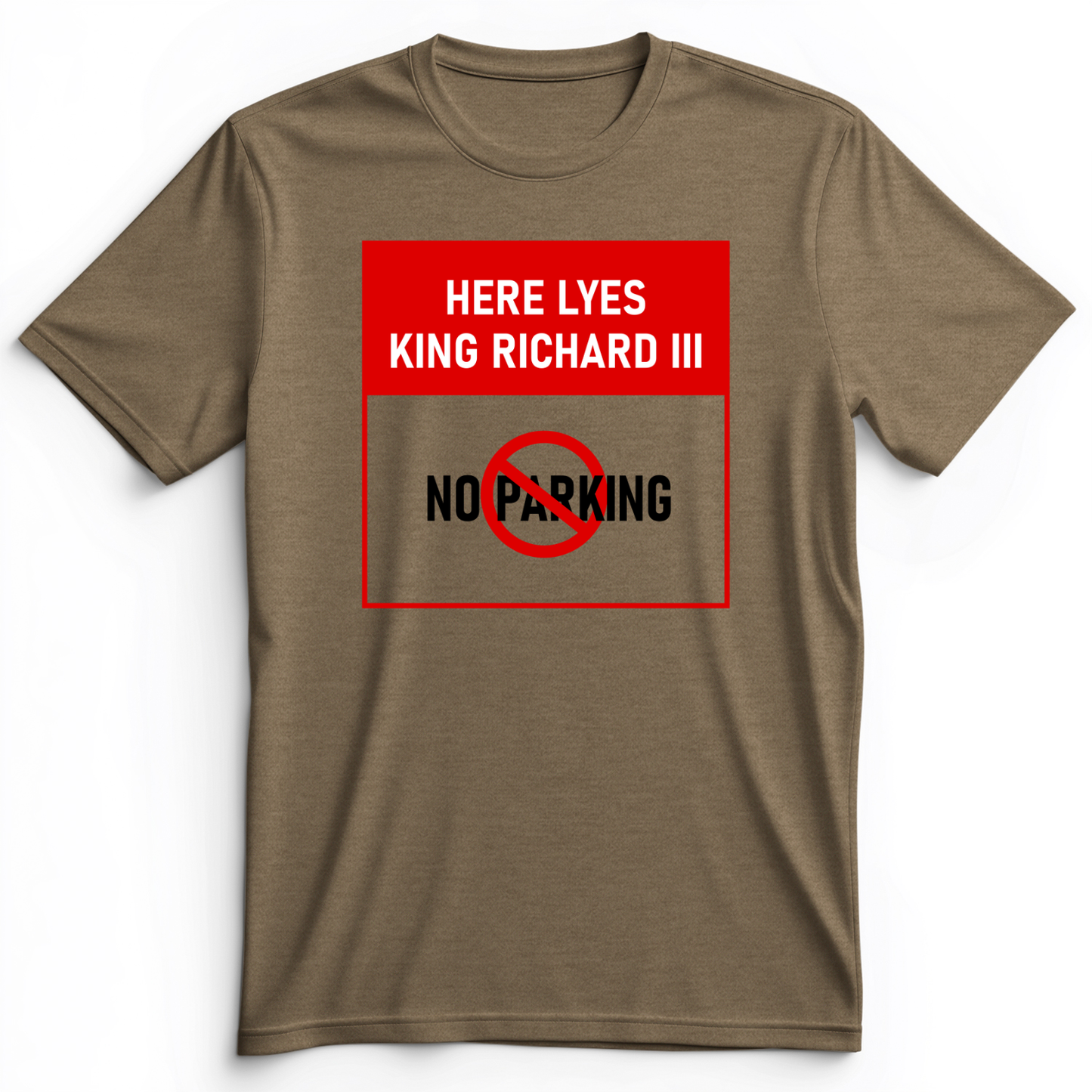King Richard III Premium Tee Heather Olive / S