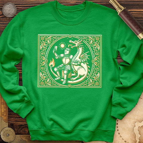 Knight and Dragon Selfie Crewneck Irish Green / S