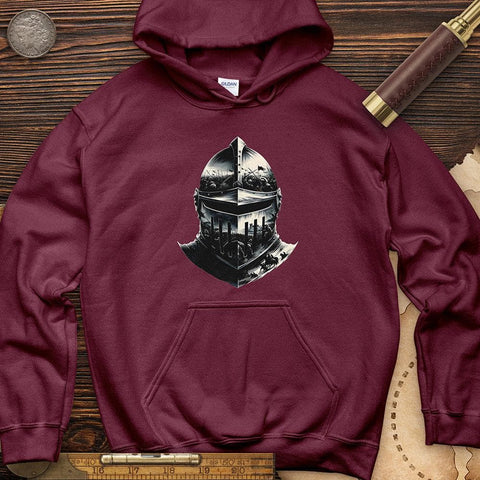 Knight Fall Hoodie Maroon / S