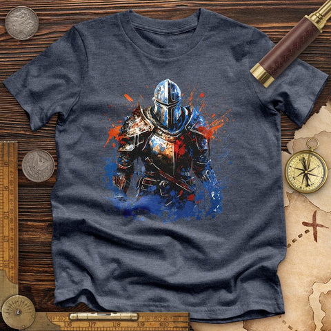 Knight High Quality Tee Heather Navy / S