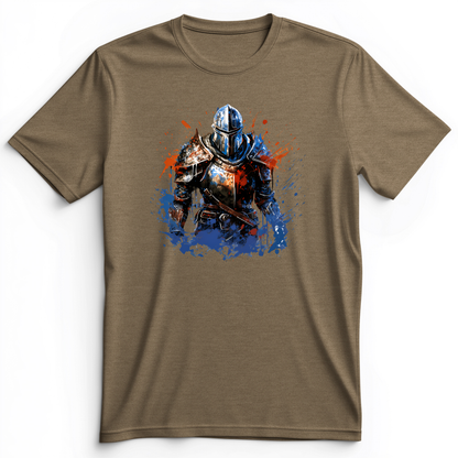 Knight Premium Tee Heather Olive / S