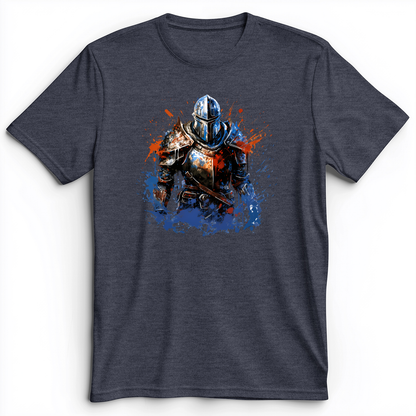 Knight Premium Tee Heather Navy / S