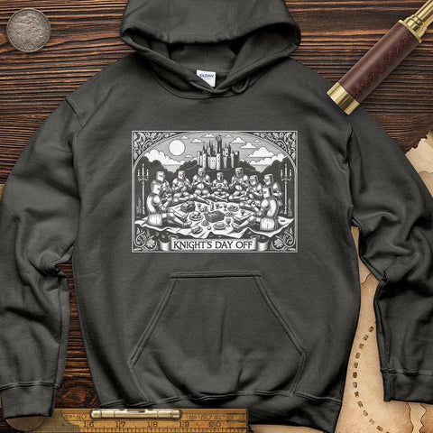 Knight's Day Off Hoodie Charcoal / S