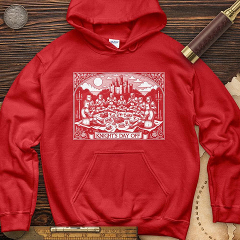 Knight's Day Off Hoodie Red / S