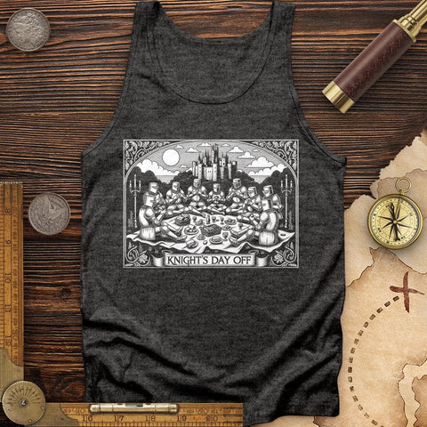 Knight's Day Off Tank Charcoal Black TriBlend / XS