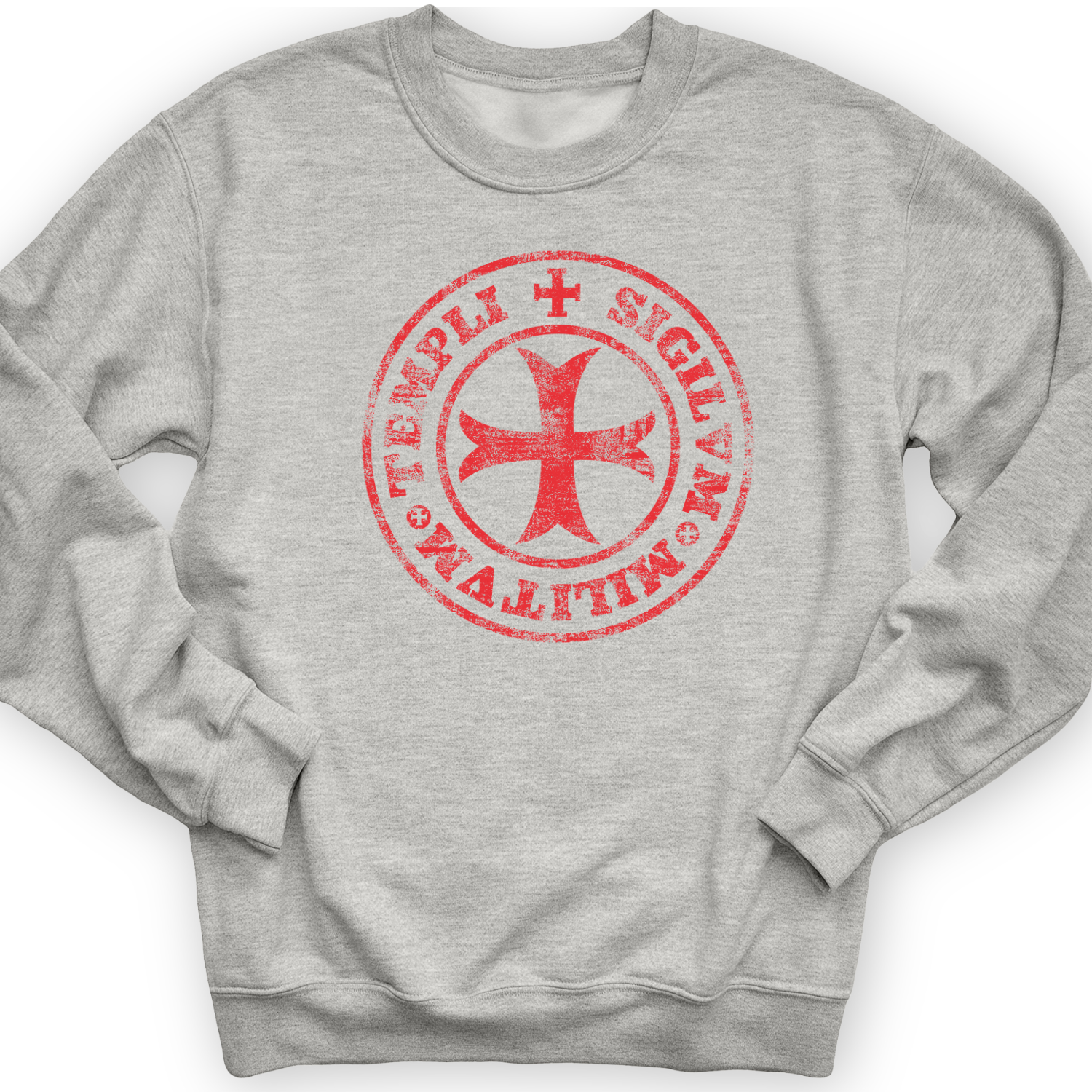 Knights Templar 2 Crewneck Sport Grey / S