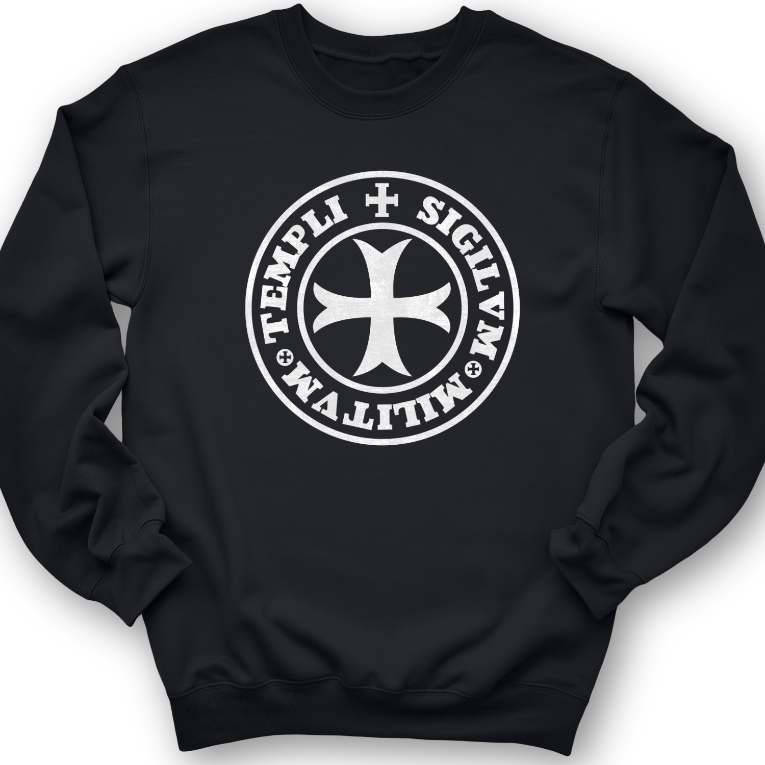 Knights Templar 2 Crewneck Black / S