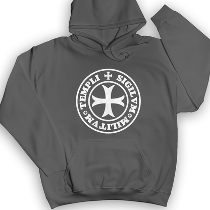 Knights Templar 2 Hoodie Charcoal / S