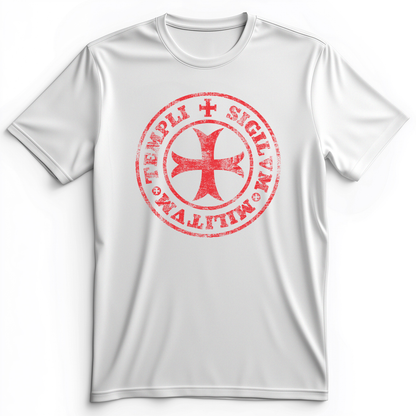 Knights Templar 2 Premium Tee White / S