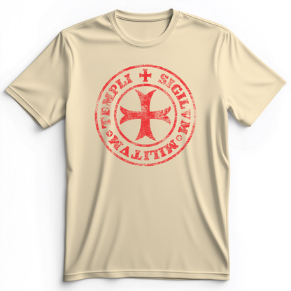 Knights Templar 2 Premium Tee Natural / S
