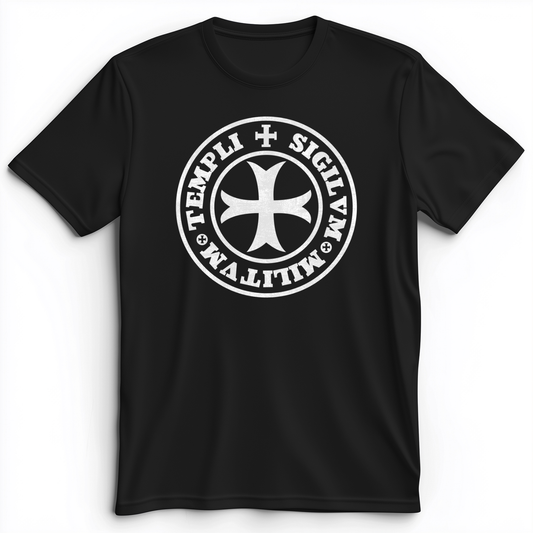 Knights Templar 2 Premium Tee Black / S