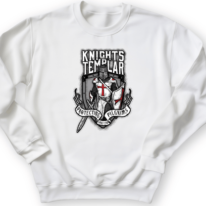 Knights Templar Crewneck White / S