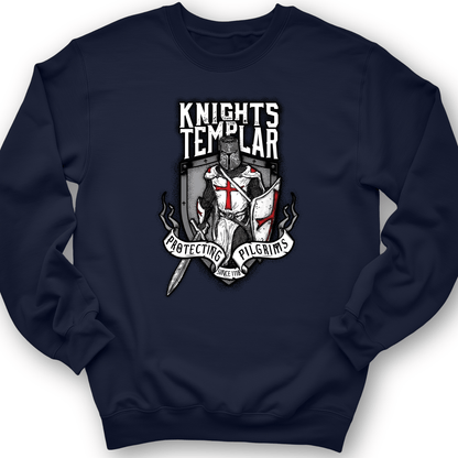 Knights Templar Crewneck Navy / S