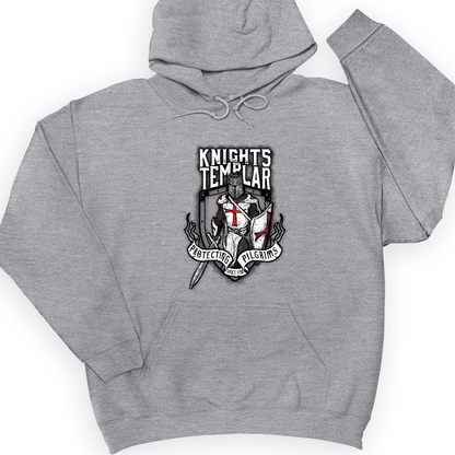 Knights Templar Hoodie Sport Grey / S