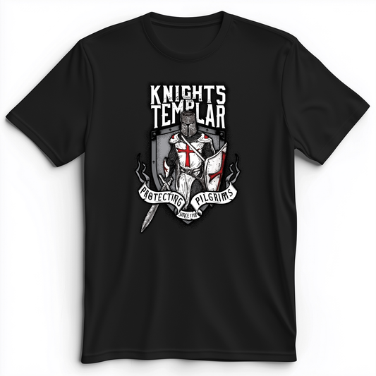 Knights Templar Premium Tee Black / S