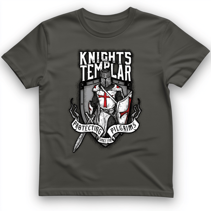Knights Templar T-Shirt Charcoal / S