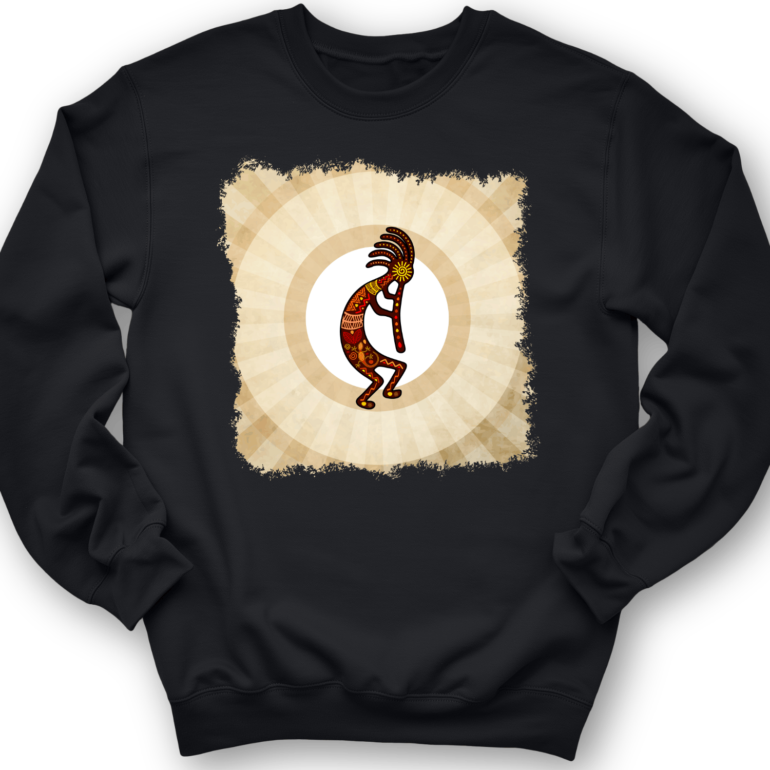 Kokopelli Crewneck Black / S