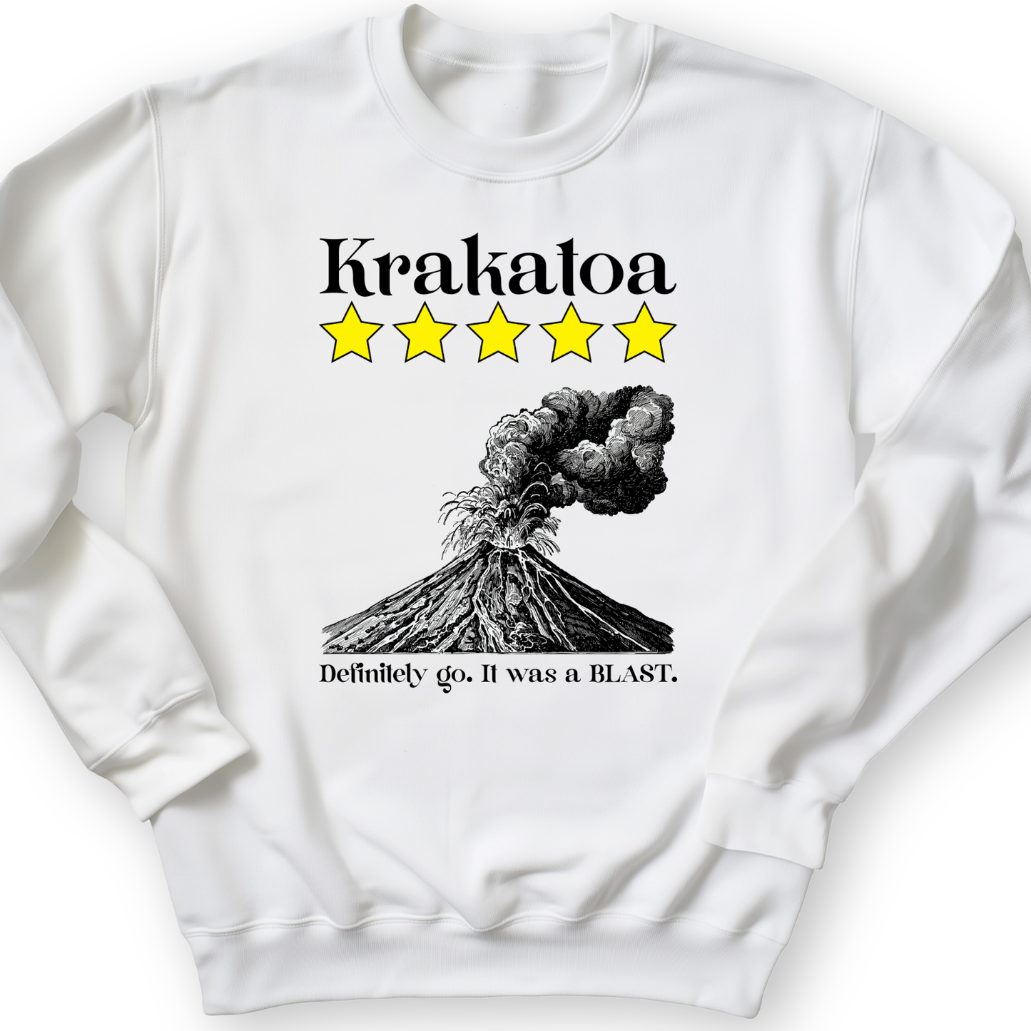 Krakatoa 5 Star Crewneck White / S