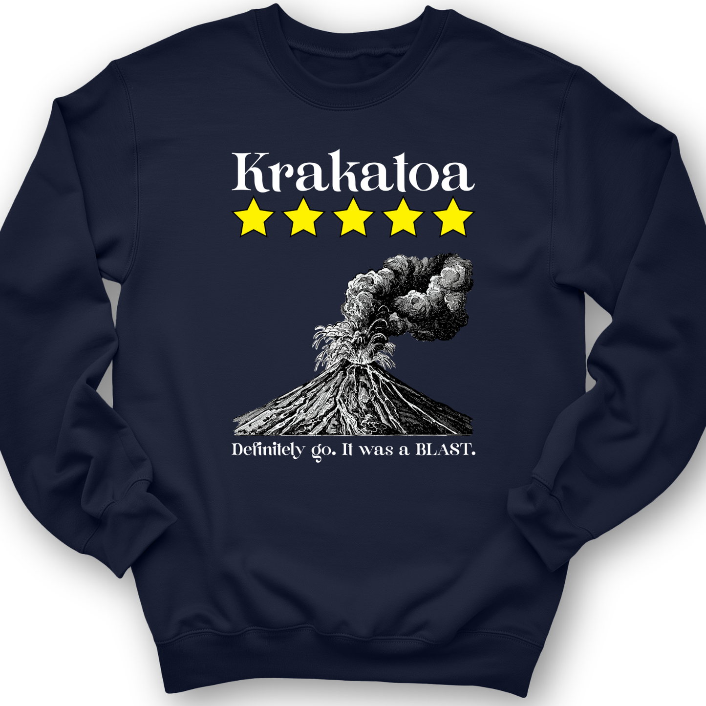 Krakatoa 5 Star Crewneck Navy / S