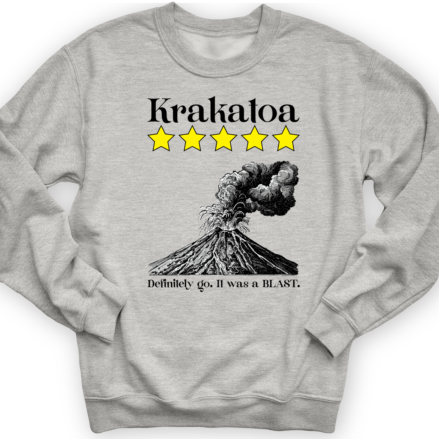Krakatoa 5 Star Crewneck Sport Grey / S