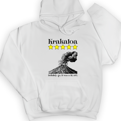 Krakatoa 5 Star Hoodie White / S