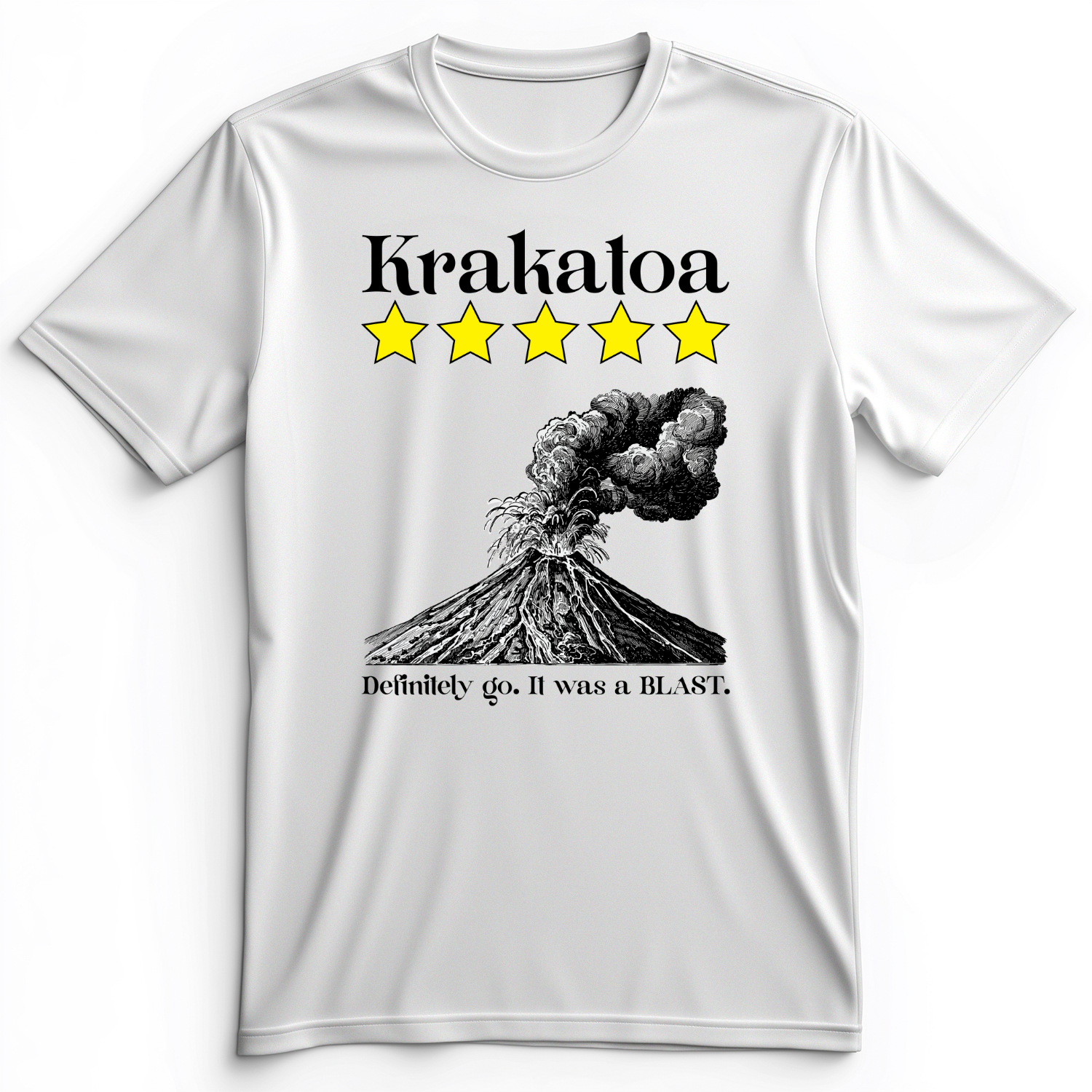 Krakatoa 5 Star Premium Tee White / S