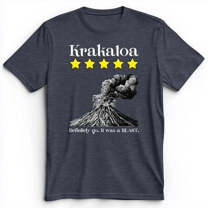 Krakatoa 5 Star Premium Tee Heather Navy / S