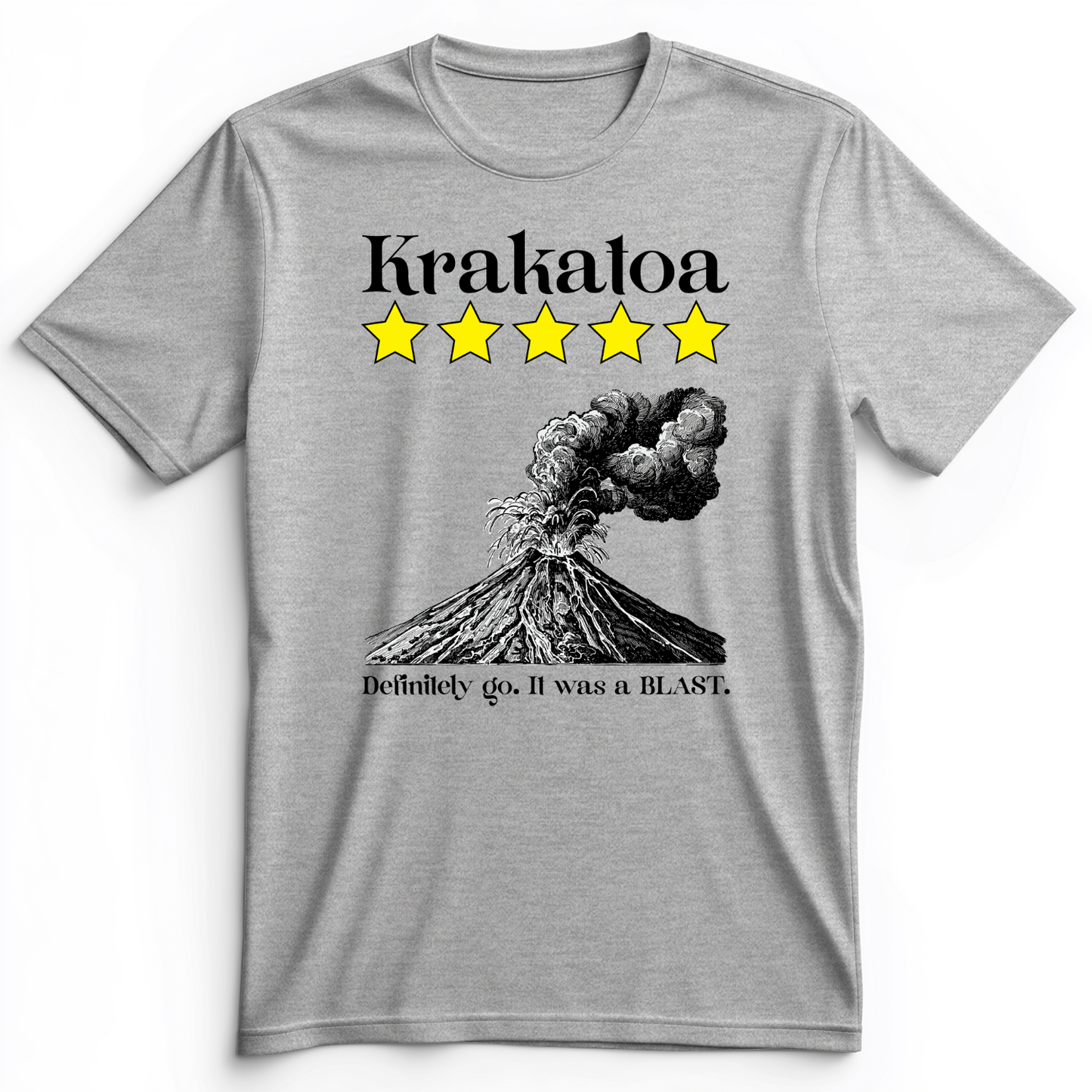 Krakatoa 5 Star Premium Tee Athletic Heather / S