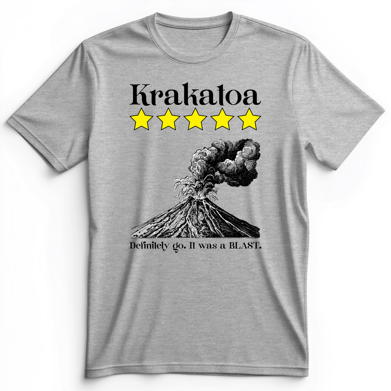 Krakatoa 5 Star Premium Tee Athletic Heather / S