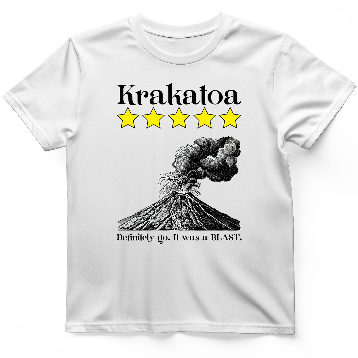 Krakatoa 5 Star T-Shirt White / S