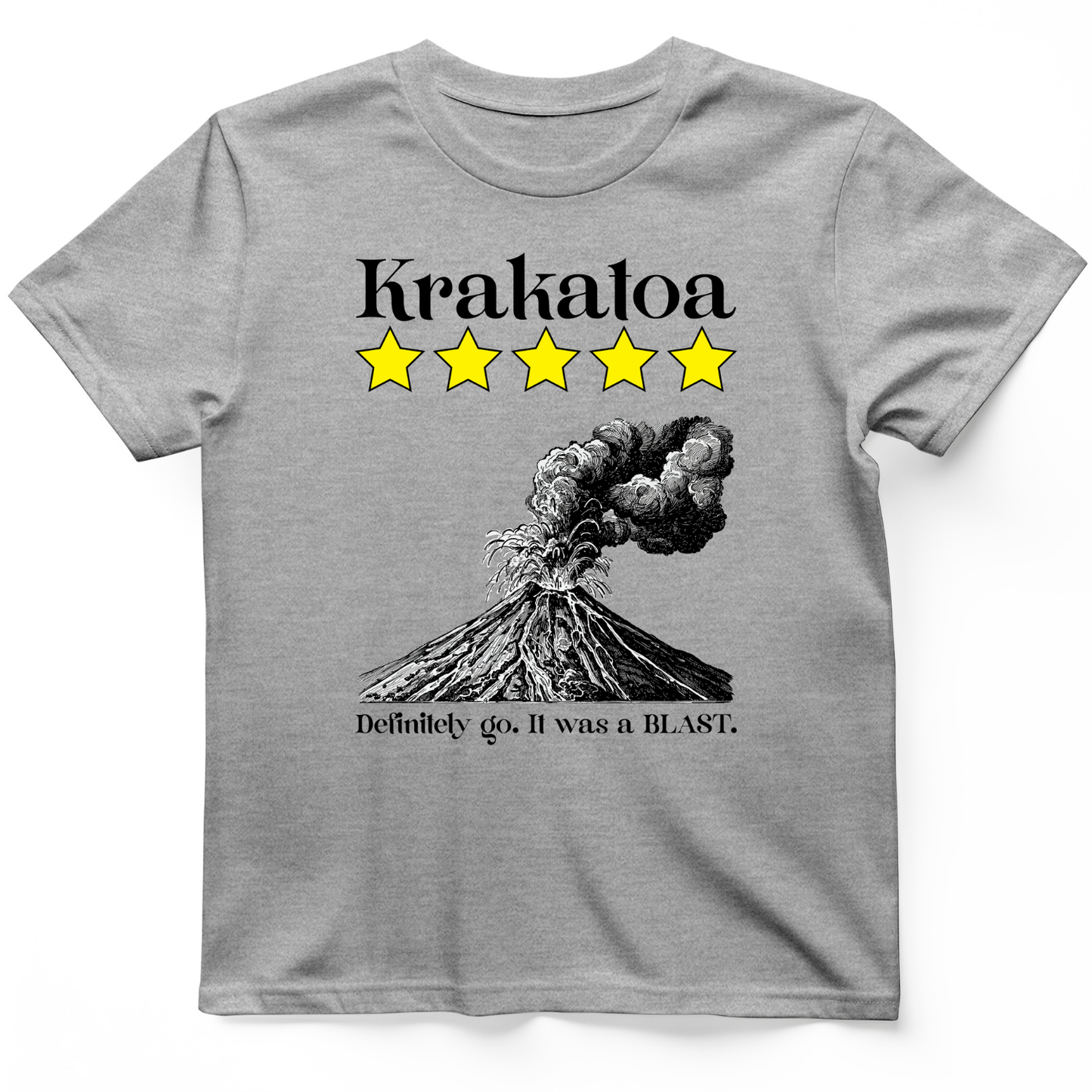 Krakatoa 5 Star T-Shirt Sport Grey / S
