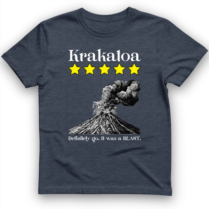 Krakatoa 5 Star T-Shirt Heather Navy / S