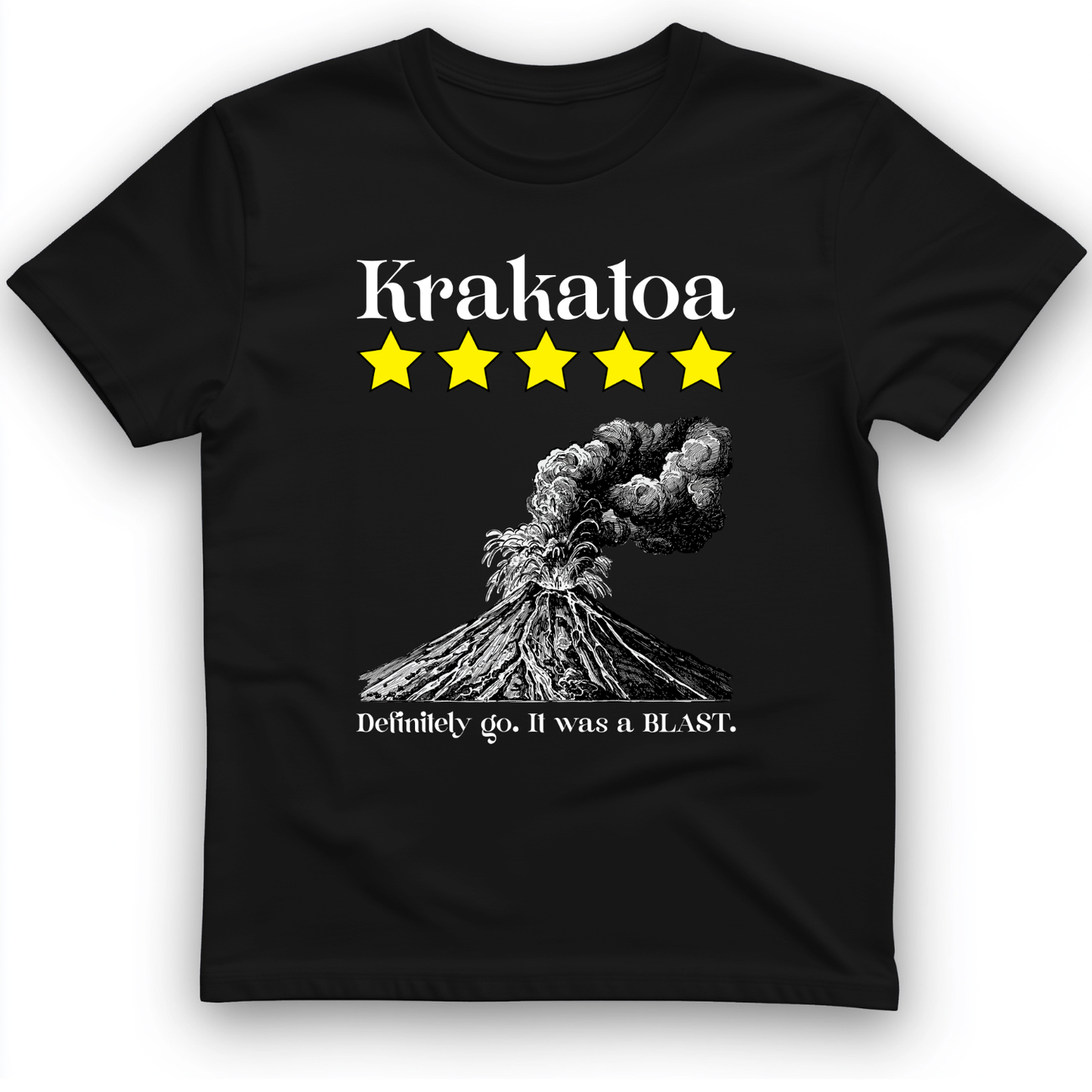 Krakatoa 5 Star T-Shirt Black / S