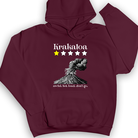 Krakatoa Hoodie Maroon / S