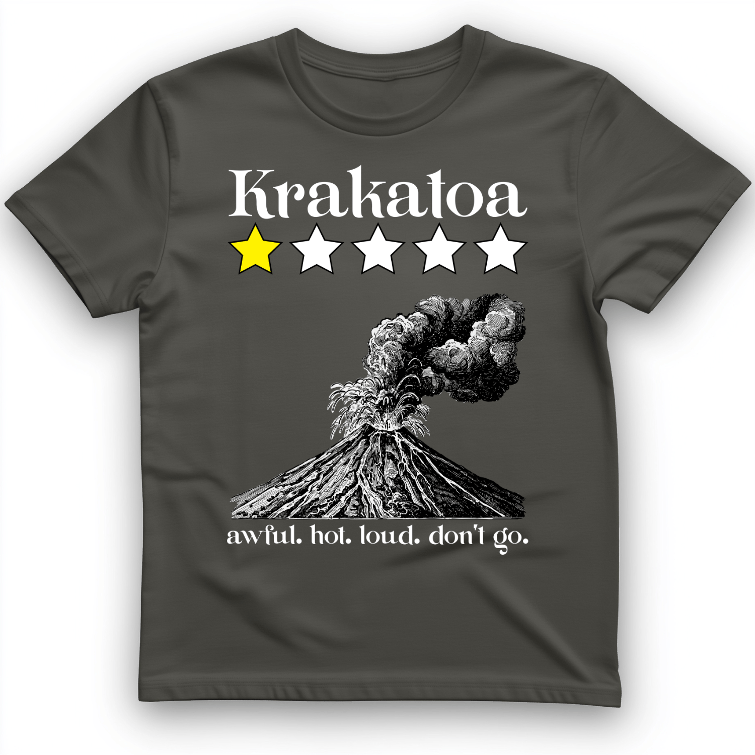 Krakatoa T-Shirt Charcoal / S