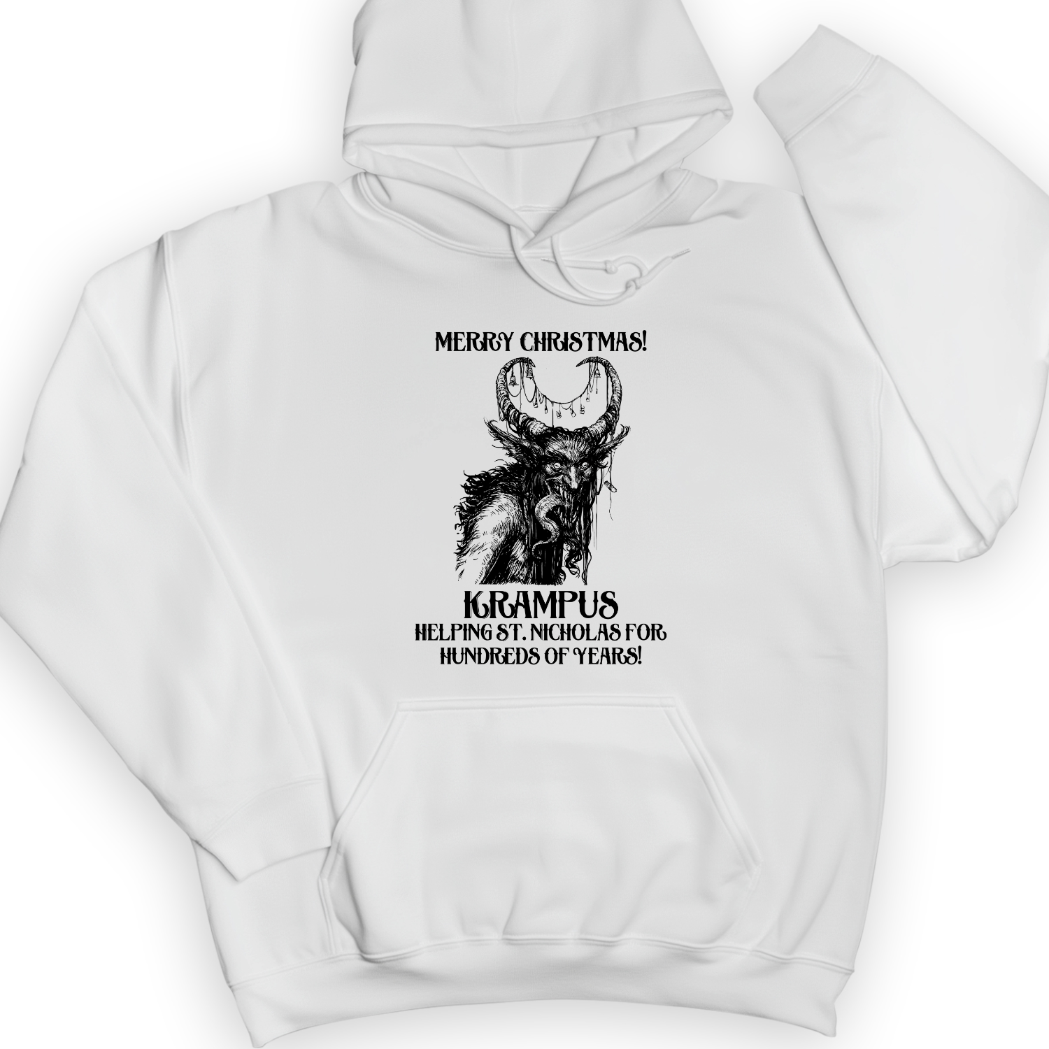 Krampus Hoodie White / S