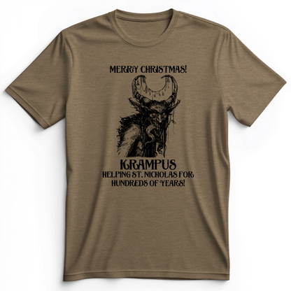 Krampus Premium Tee Heather Olive / S