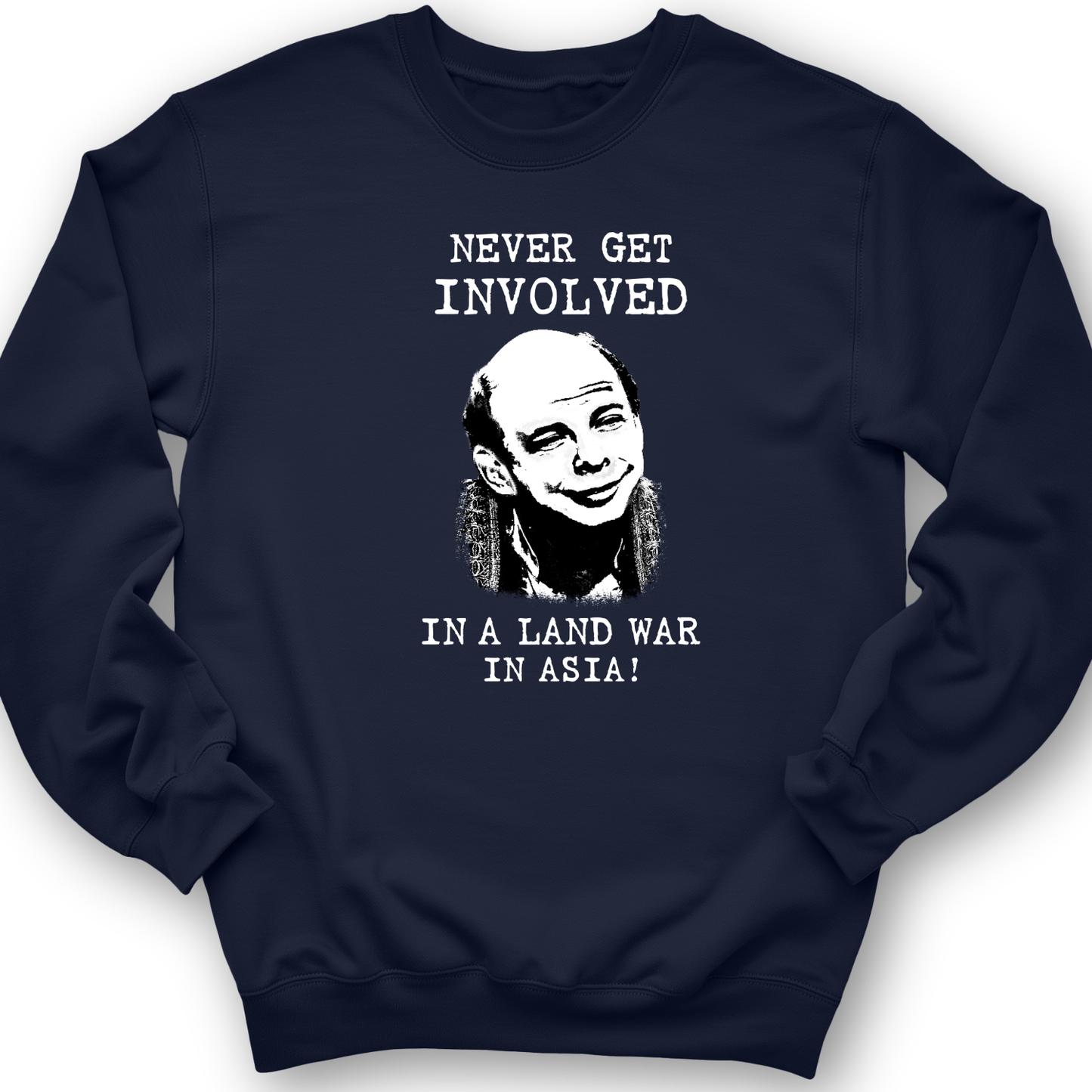 Land War In Asia Crewneck Navy / S