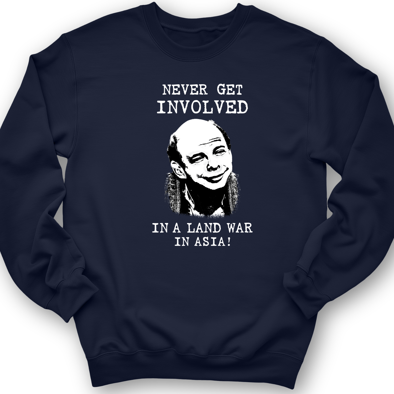 Land War In Asia Crewneck Navy / S