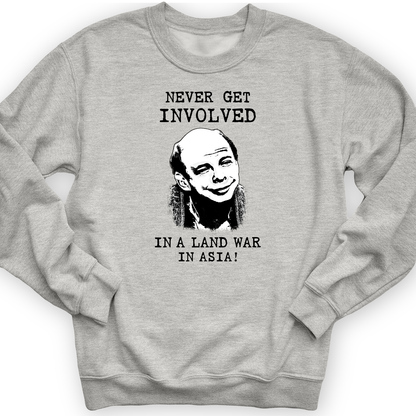 Land War In Asia Crewneck Sport Grey / S