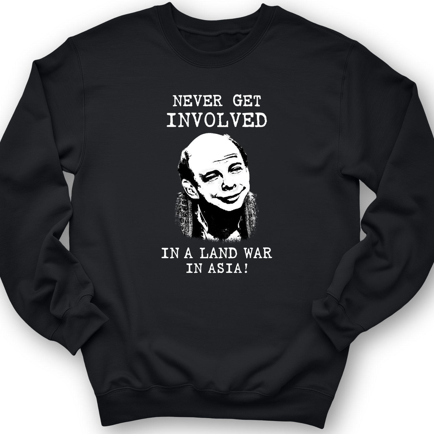 Land War In Asia Crewneck Black / S