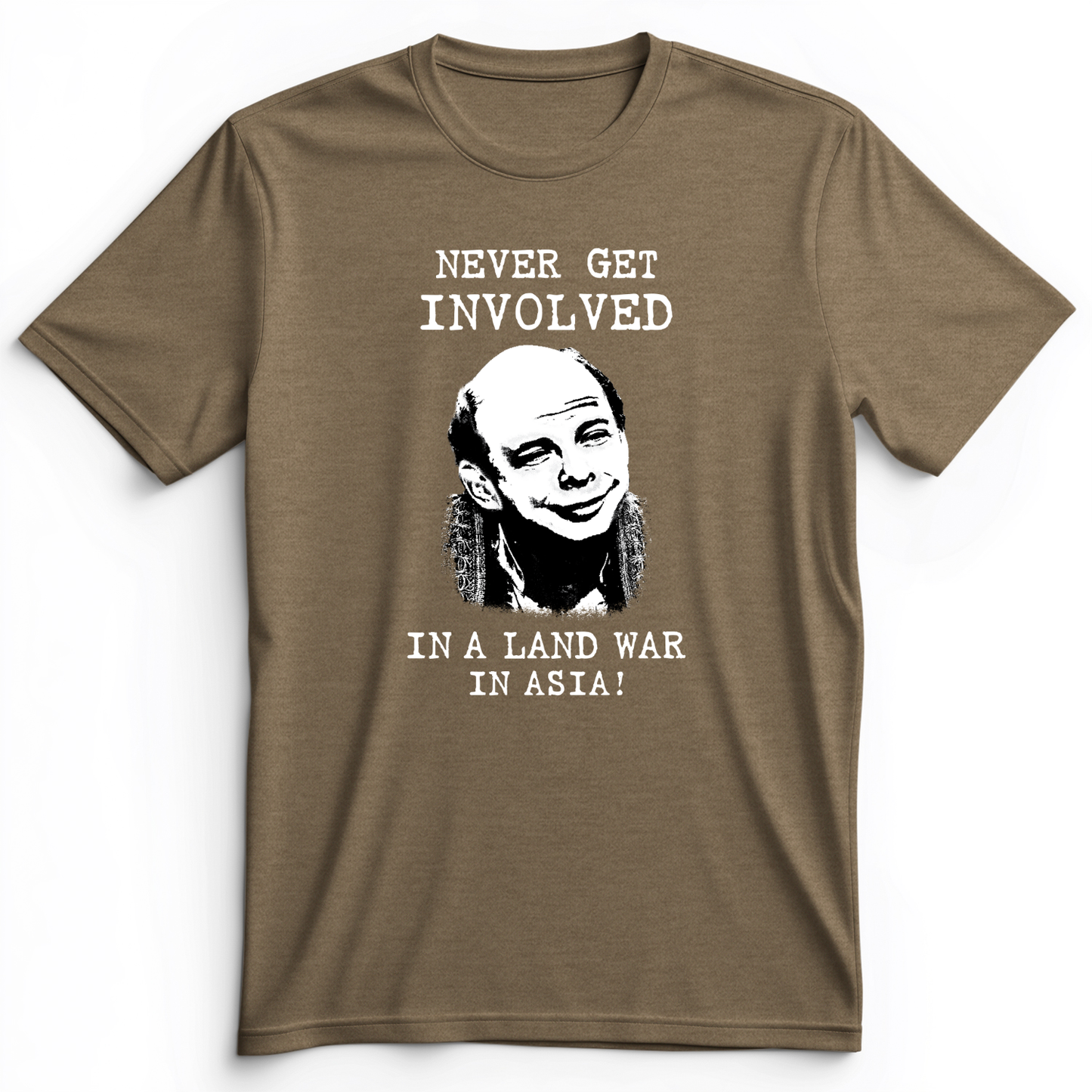 Land War In Asia Premium Tee Heather Olive / S