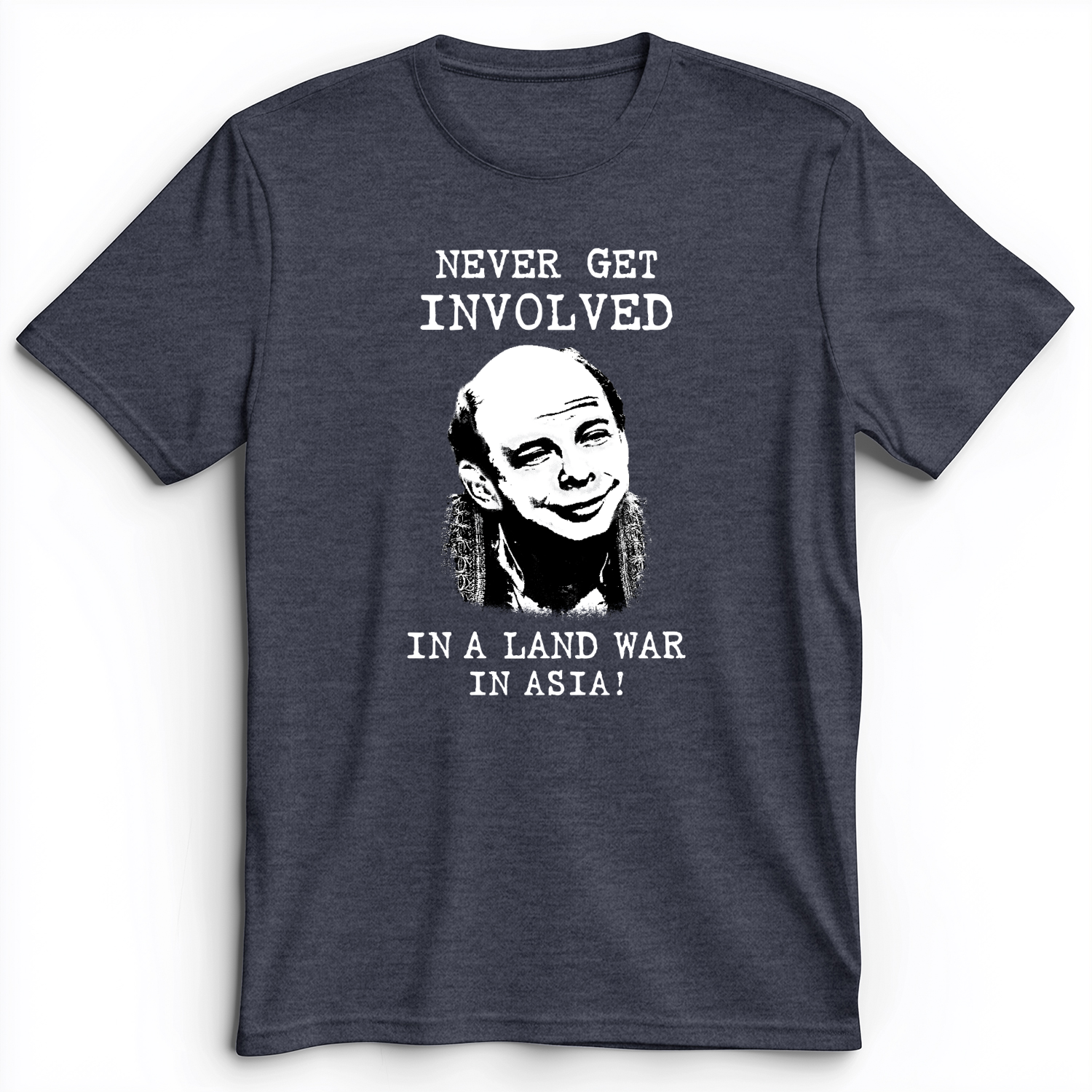 Land War In Asia Premium Tee Heather Navy / S