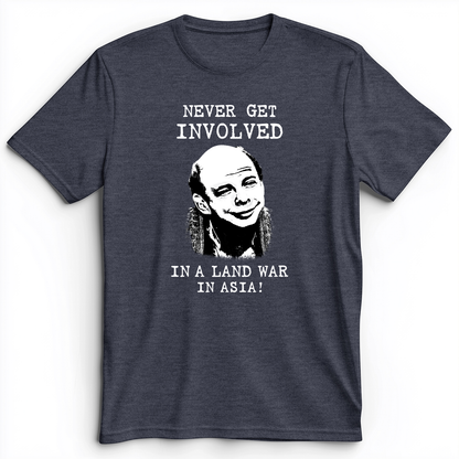 Land War In Asia Premium Tee Heather Navy / S