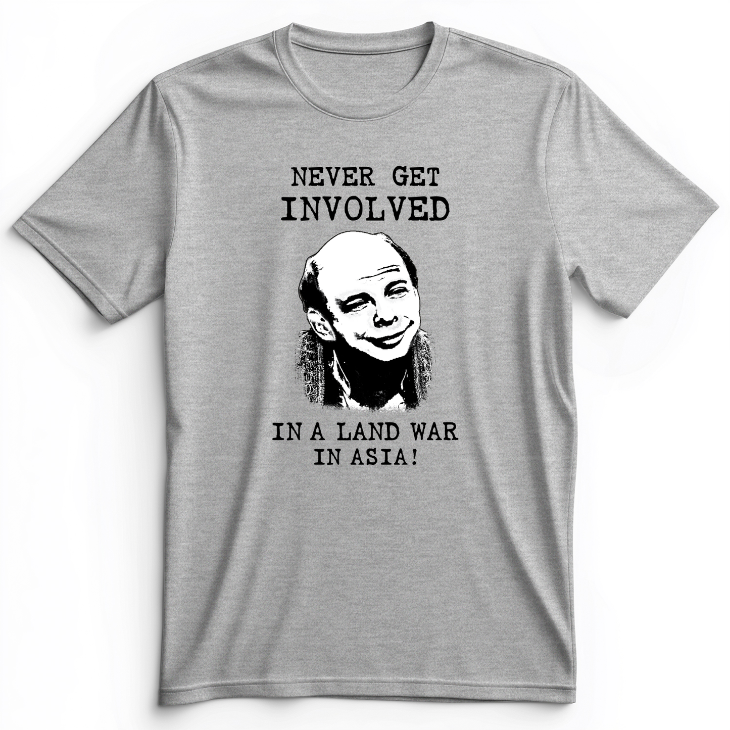 Land War In Asia Premium Tee Athletic Heather / S