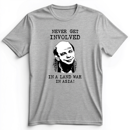 Land War In Asia Premium Tee Athletic Heather / S