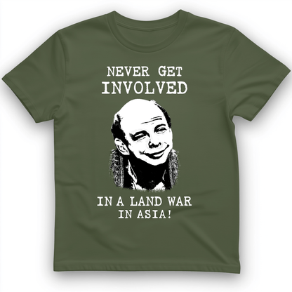 Land War In Asia T-Shirt Military Green / S