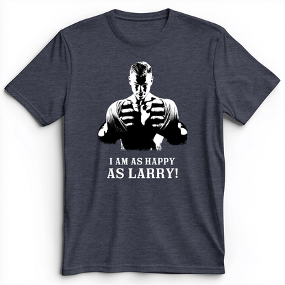 Larry Foley Premium Tee Heather Navy / S