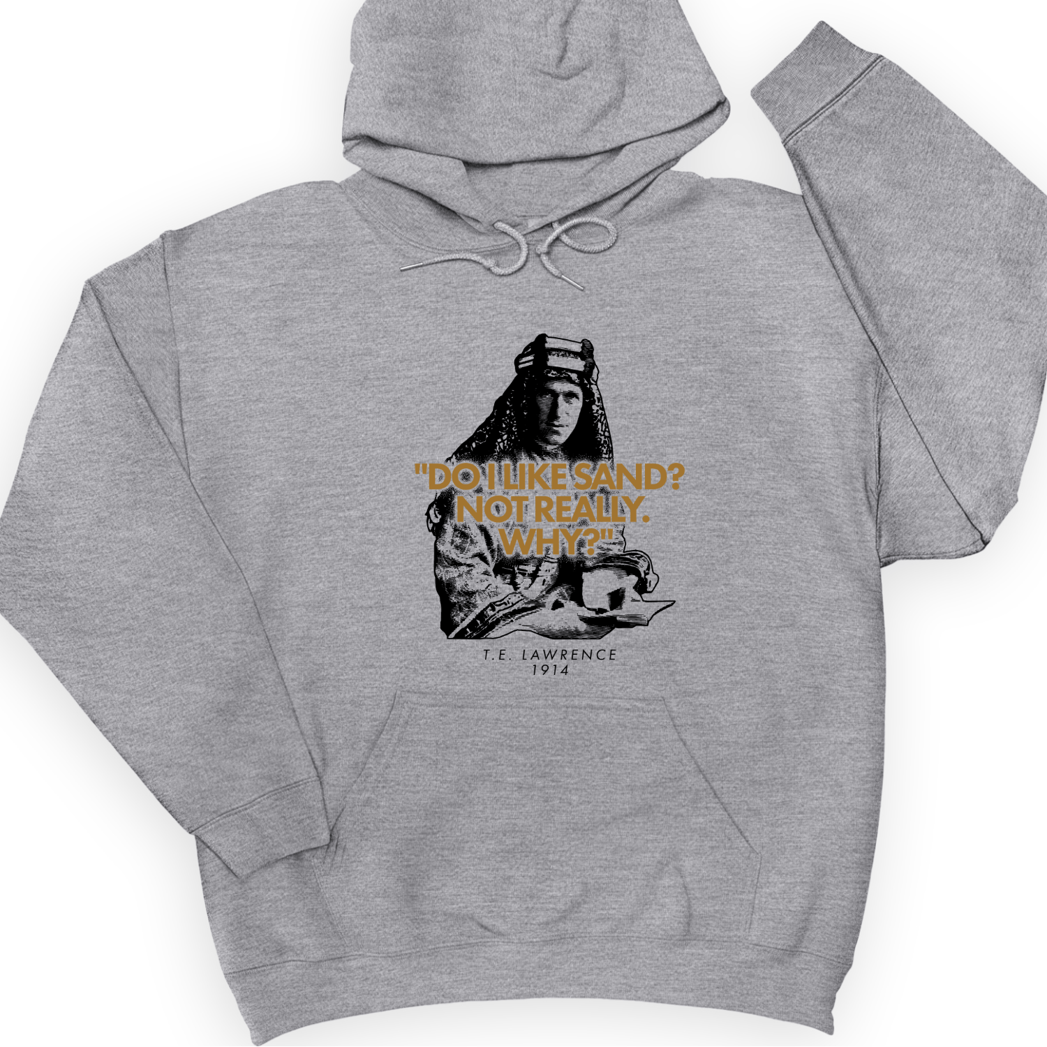Lawrence Of Arabia Hoodie Sport Grey / S